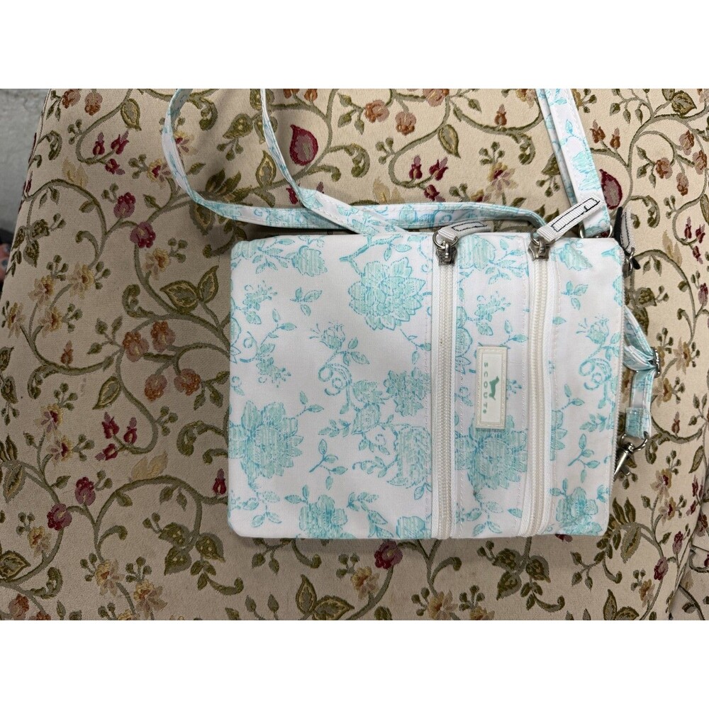 SCOUT Floral Crossbody Bag with Triple Zippers